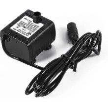 Solar fountain pump for ponds and bird baths
