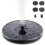 Solar Fountain Black 16 cm 1