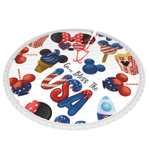 Mickey Mouse Christmas Tree Skirt 48 inch 1