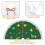 Christmas Tree Skirt 36 Inch Rustic Holiday Decor 6