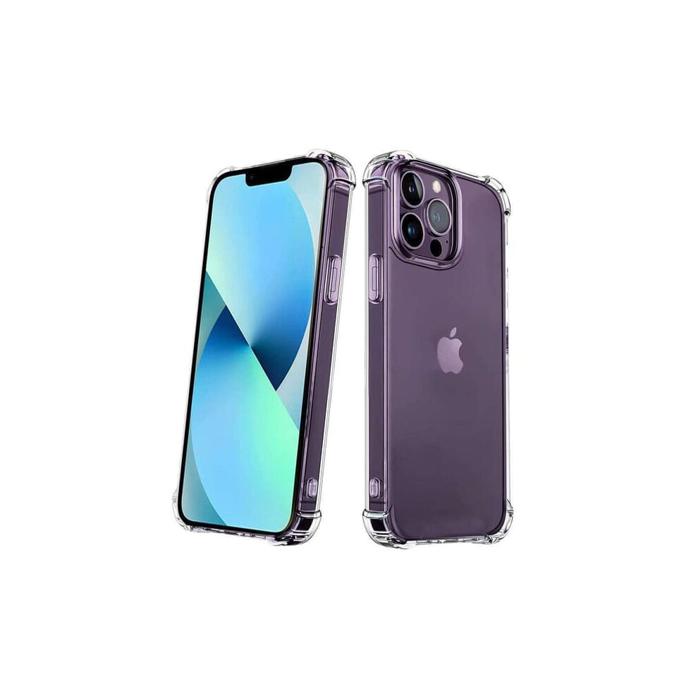 Iphone 14 Pro Silicone Shockproof Case Transparent 962125239720