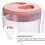 Carafă mare de plastic cu capac, 2600 ml 2