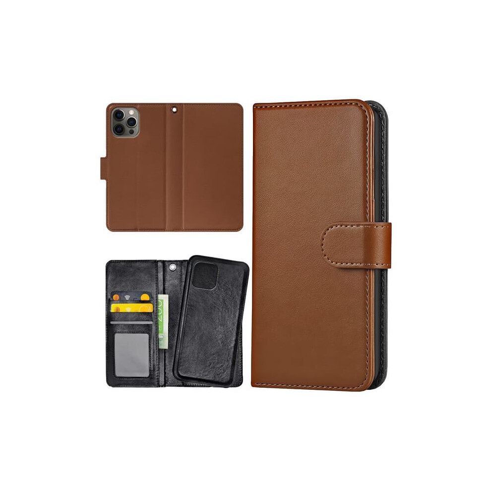 Iphone 16 Pro Wallet Case Brown 962125239027
