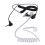 Headset earpiece 2.5mm 1-pin black 1