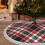 Christmas Tree Skirt Plaid 36 Inch 8