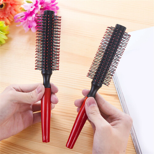 Static Hair Brush Round Detangling Nylon Pins 1 Pack 2
