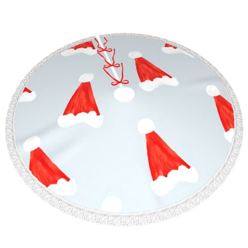 Christmas Tree Skirt 48 Inch Rustic Holiday Decor 2
