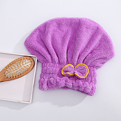 Microfiber Drying Cap Soft Absorbent Quick-Dry Hair Towel 1
