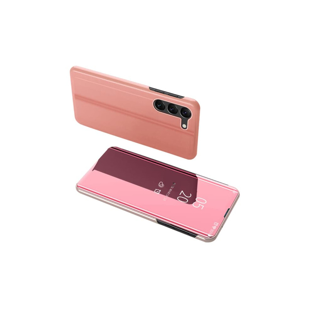 Skalo Samsung S24 Clear View Wallet Case Rose Gold 962125232172