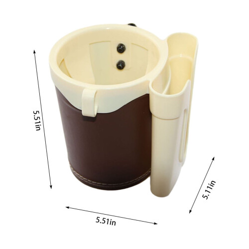 Universal cup holder with phone mount 1 piece 2