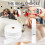 White Polyester Jelly Roll Batting Strips 3 Rolls 6