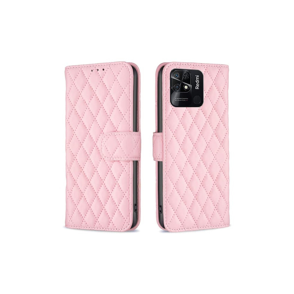 Skalo Wallet For Xiaomi Redmi 10C Quilted Pink 962125234053