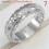 WEANT Women's 14k Gold Engraved Flower Ring 2