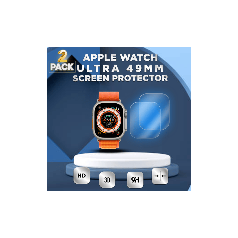 Apple Watch 8 Ultra 49Mm 3D Screen Protector 2-Pack 962125242300