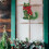 Cat Christmas Wreath with LED Lights Green Artificial Pine 3