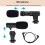Kit de vídeo para smartphone com tripé, suporte para celular compatível com iPhone/Android, microfone estéreo e luz LED para vlogs. 8