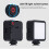 Kit de vídeo para smartphone com tripé, suporte para celular compatível com iPhone/Android, microfone estéreo e luz LED para vlogs. 7