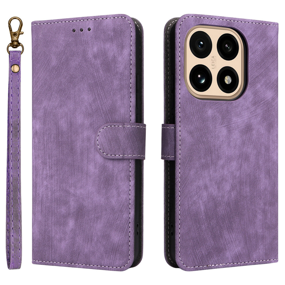 (Purple) For Xiaomi 15T Case Wallet Rfid Blocking Pu Leather Phone Cover Stand With Strap Purple 6914293069054