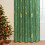 Sheer Christmas Curtains Snowflake Silver Foil Print Rod 6