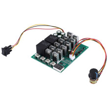 10-55V 12V 24V 36V 48V 55V 100A Motorsnelheidsregelaar PWM HHO RC Omkeerschakelaar met LED-Display