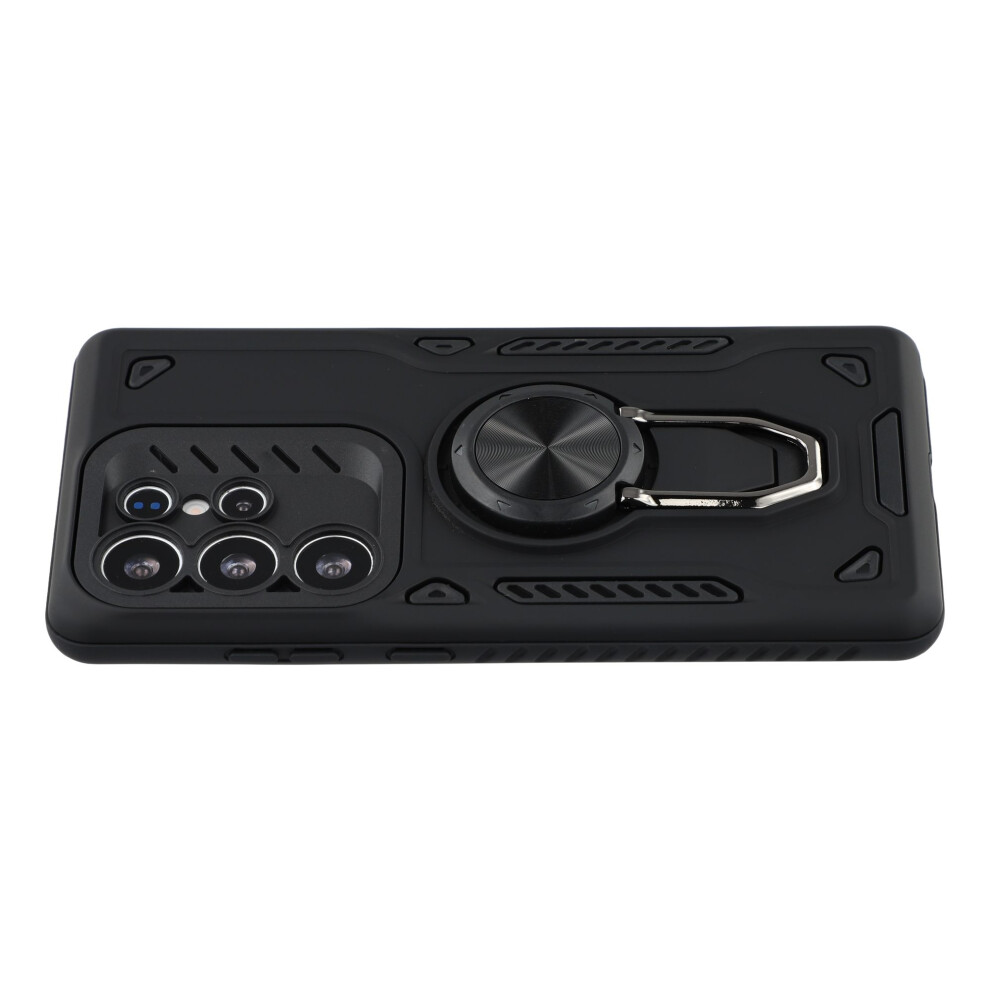 (Black) For Samsung Galaxy S24 Ultra Case With Kickstand Shockproof Tpu + Pc Phone Back Cover Black 6914297223179