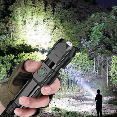 Φακός LED Επαναφορτιζόμενος 20000 Lumens 3 Λειτουργίες 1