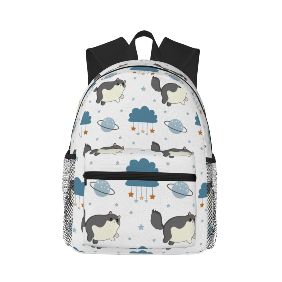 Cat Pattern Backpack Laptop Travel Bag 15.6 Inch 900881732888