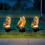 Solar Garden Lights Resin Owl 6 Pack 4
