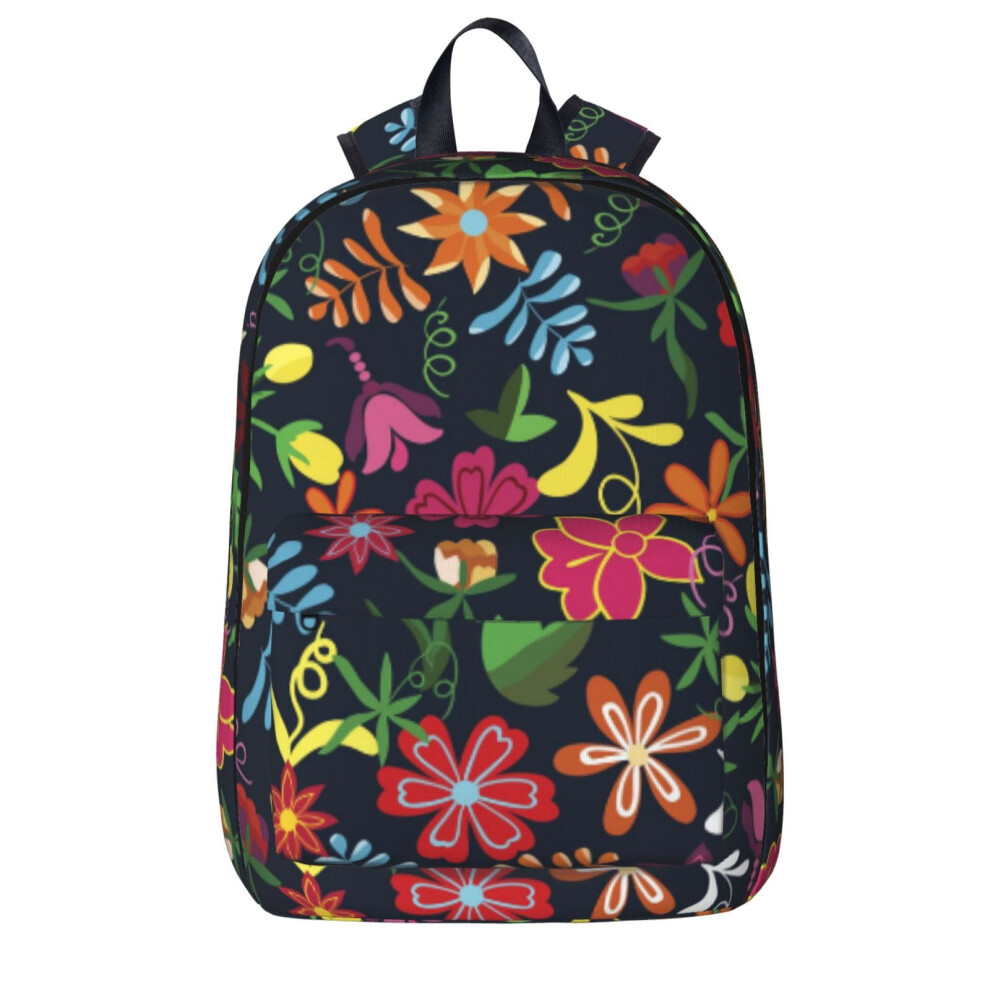 Mexican Floral Backpack Laptop Travel Bag 25L 900881734530