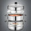 Stainless Steel Steamer Pot 28cm 300g Double Layer 6