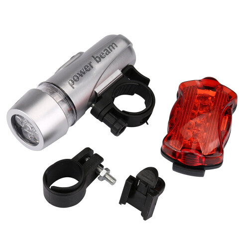 LOOPSUN LED bicycle front and rear light set 5-pack 2
