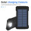 Power bank solare da 50000 mAh con doppie porte USB e LED 7