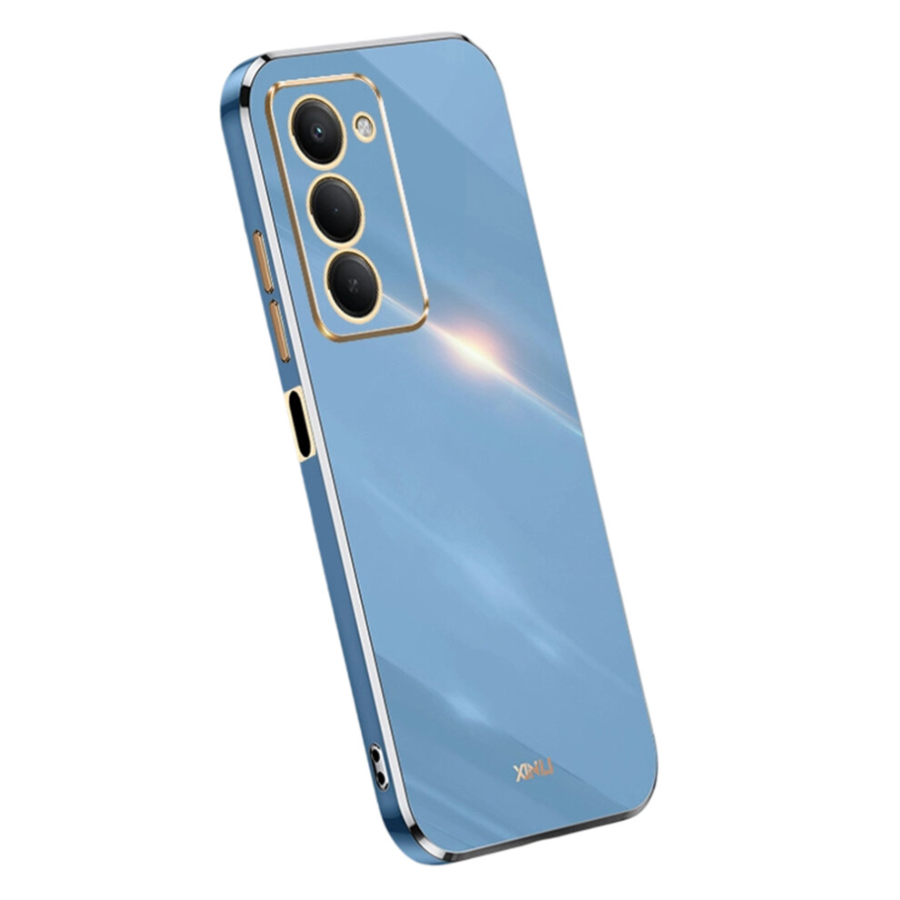 (Blue) Xinli For Xiaomi Redmi 15 5G (Global) (169Mm) Case Tpu Phone Cover With Electroplating Frame Blue 6914295980661