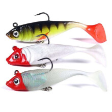 Jig for Pike and Perch 10cm Multicolor 3-pack