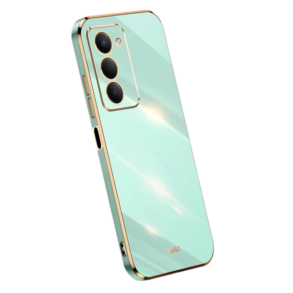 (Cyan) Xinli For Xiaomi Redmi 15 4G (Eu) (171Mm) Case Tpu Phone Cover With Electroplating Frame Blue 6914298351703