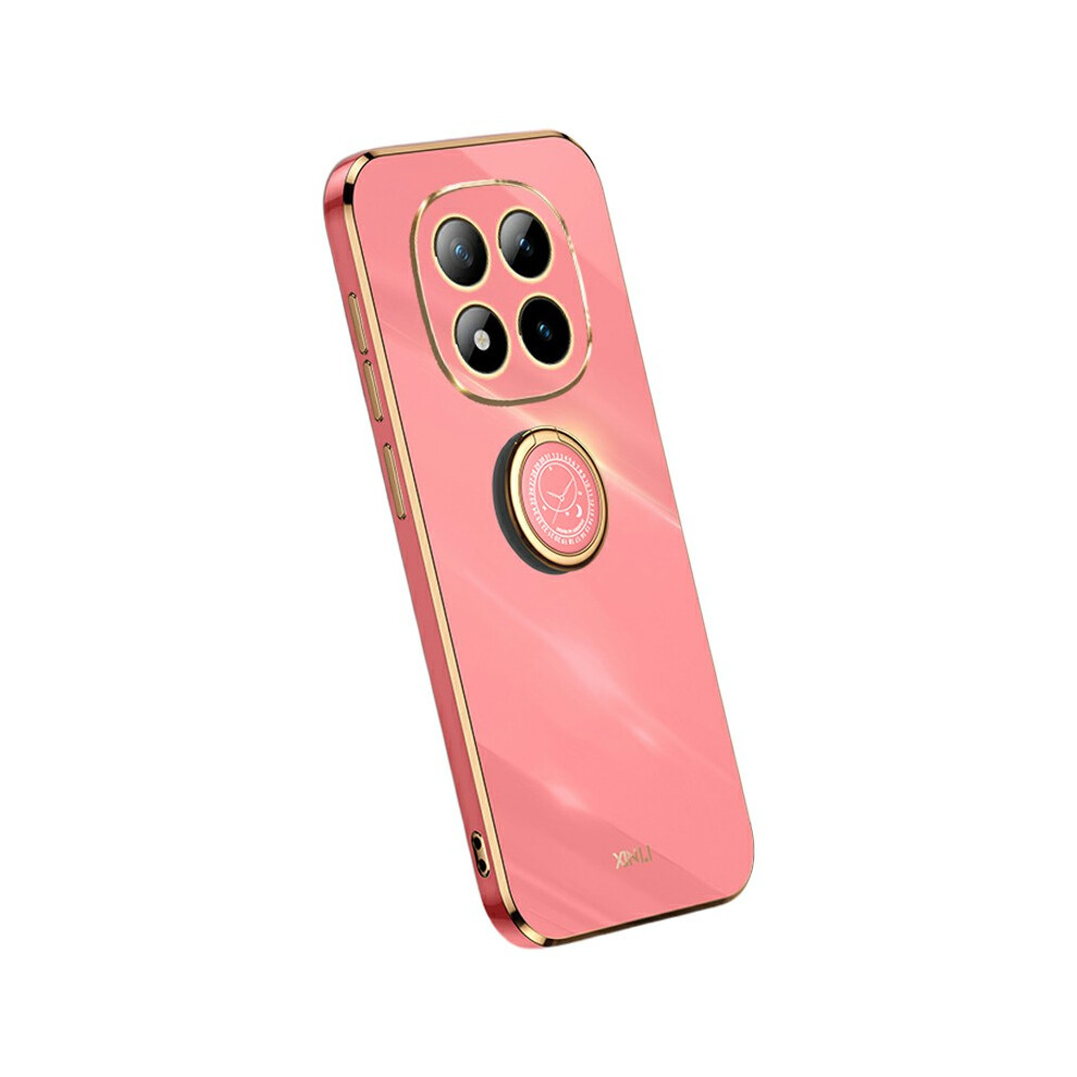 (Red) Xinli For Xiaomi Poco M8 Pro 5G / Mi Note 15 Pro+ 5G (Global) Case Ring Kickstand Electroplating Tpu Phone Cover Red 6914295834223