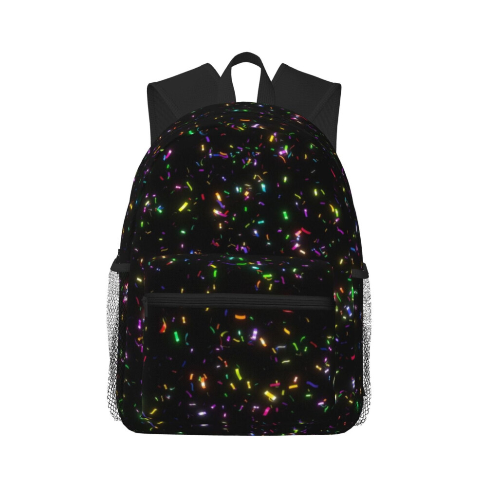 Neon Rainbow Splatter Backpack 15.6-Inch 900881739061