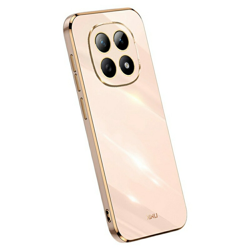 (Pink) Xinli For Xiaomi Poco M8 5G / Redmi Note 15 5G (Global) Case Tpu Phone Cover With Electroplating Frame Pink 6914298303719
