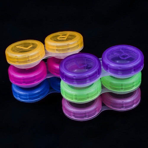 AUsagg contact lens case double compartment 1 pair 1