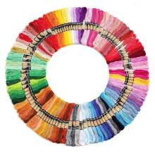 Embroidery thread multicolor 200 skeins