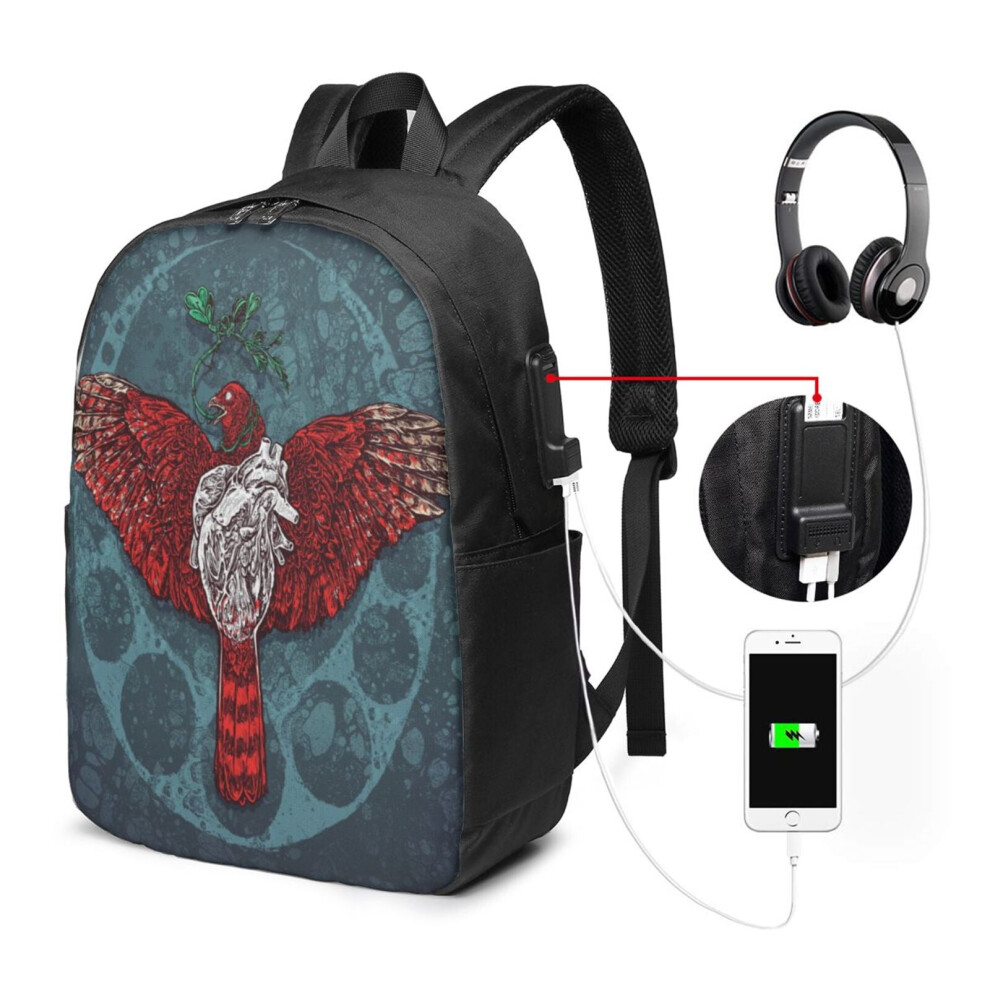 Acacia Strain Laptop Backpack Water-Resistant With Usb 900881748827