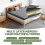 Uforic twin memory foam madrassöverdel 7,5 cm 3