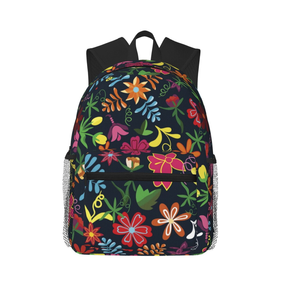 Floral Mexican Embroidery Backpack 25L 900881732802
