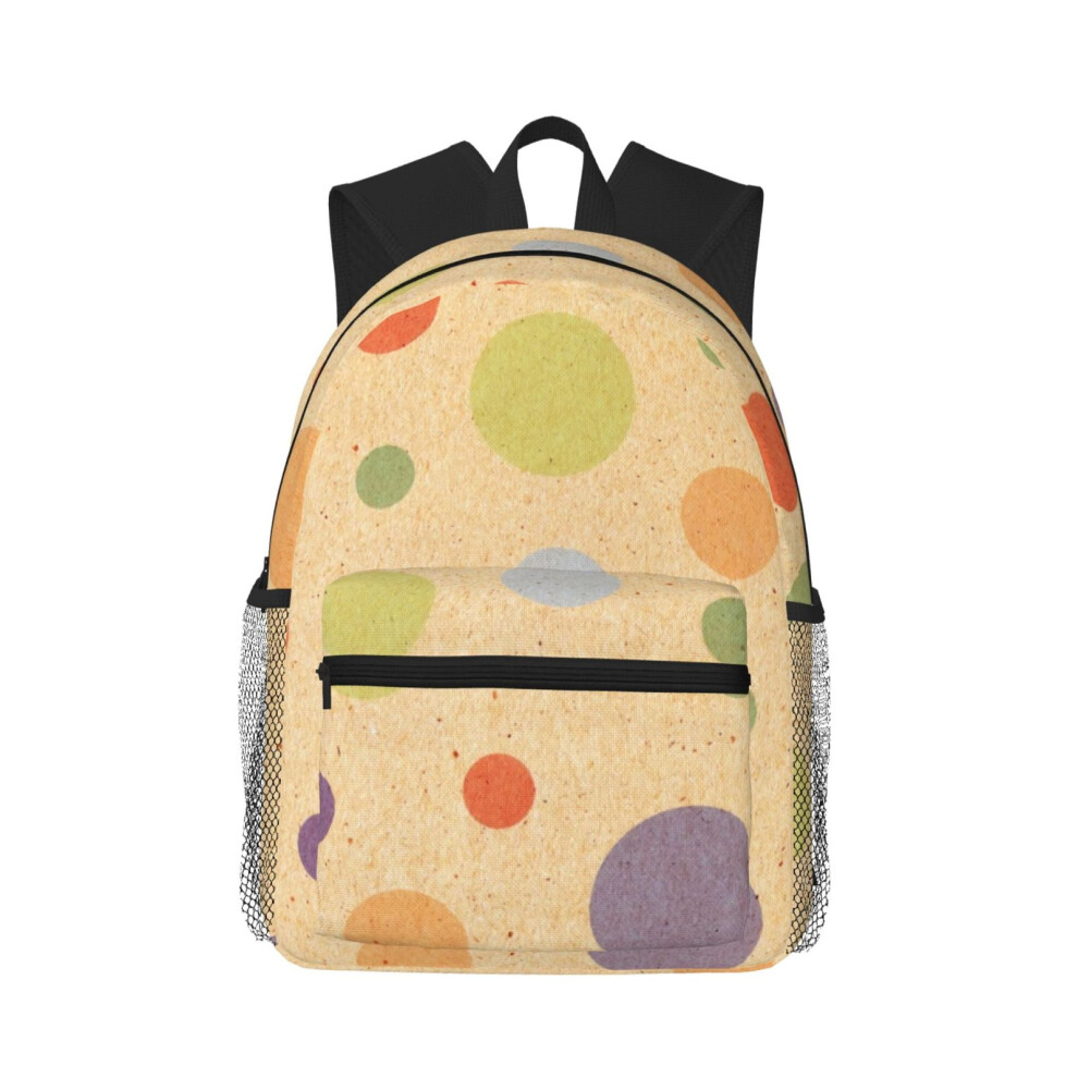 Polka Dot Backpack Laptop Travel Hiking Bag 15.6" 900881733915