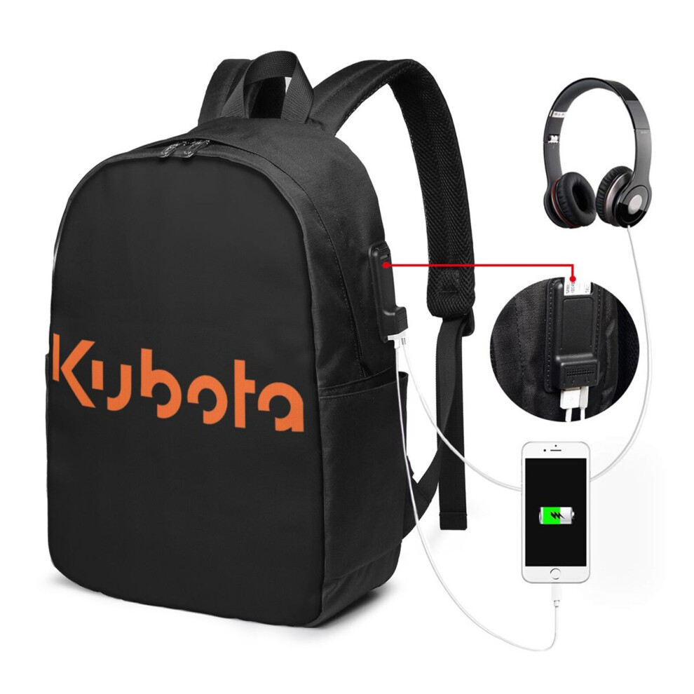 Kubota Laptop Backpack Business Anti-Theft Durable 15.6 Inch 900881745338