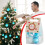 Blue shatterproof Christmas ornaments set 13 pcs 7