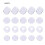 Silicone Clip-on Earring Pads 100 pcs 4 Sizes 1