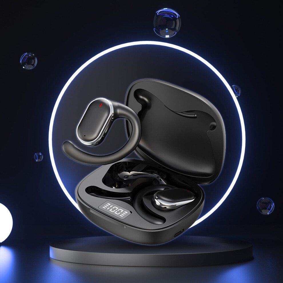 Avtoify Wireless Bluetooth Earphones Hanging Style Black 900881735179