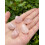 Rose Quartz tumbled stone 0.7–0.85 inch 7