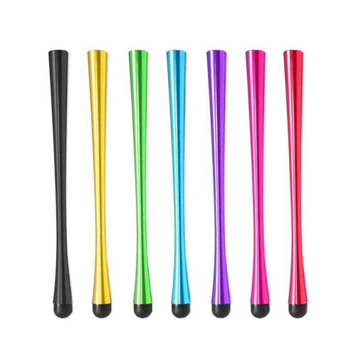 Lápiz óptico capacitivo con punta de microfibra de malla, compatible con iPhone, iPad, smartphone, tablet y PC.